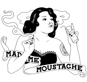 Madame moustache